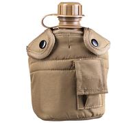 Cantine US Plastic Canteen 900 ml avec étui et gobelet Mil-Tec - Coyote
