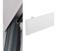 Cantonnière décorative pour rideaux de fenêtre - Cloison en alliage d'aluminium à fixation plafond, cache-trousse de 3 à 23 pieds pour une décoration intérieure élégante (430 cm / 14,1 pieds