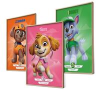 canvea PAW Patrol Set - Décoration murale pour chambre d'enfant, idée cadeau pour enfants, 3 posters A4 (Skye, Rocky & Zuma)
