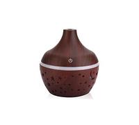 Canyita diffuseur d'arôme, mini humidificateur à huile essentielle de grain de bois usb 300ml pour chambre, salon, bureau, voiture(#1)