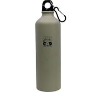 Cao - Gourde ART 0,75 litres en Aluminium - Couleur Crème - Hauteur 25 cm - Diamètre ø 7,3 cm (Lot de 6)
