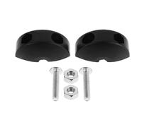 Caoutchouc Butée à Bille 2 Pièces pour Enrouleur de Tuyau D'air | Boule Pare-choc Noire, Modèle 1/4 Pouce, Protège le Dévidoir, Limite L'extension