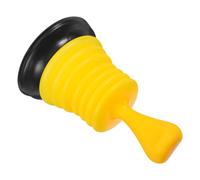 Caoutchouc, Jaune Ventouse pour Déboucher Toilettes et Éviers Compact | Haute Efficacité, Usage Polyvalent, Prise en Main Facile, Cuisine et Salle de Bain, Nettoyage Canalisation