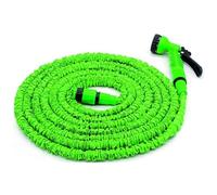 Cap vert - Tuyau arrosage latex extensible 7-22 mètres + pistolet 7 positions jet CAP VERT