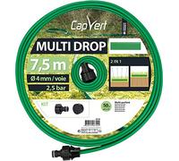 Cap Vert Tuyau d'arrosage Multi Drop Longueur 7,5 m