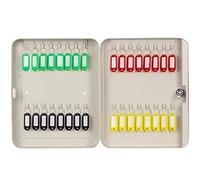 Capaci Armoire à clés murale pouvant contenir 20, 28, 32, 45, 48 clés avec étiquettes, idéale pour la maison et le bureau, nizat et boîte à clés sécurisée