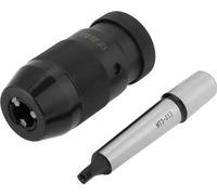 capacité de 1 à 16 mm, acier 45#, mandrin de perçage auto-serrant à serrage rapide avec mandrin conique MT2-JT3