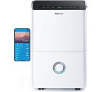 capacité de déshumidification de 30L en 24h - Déshumidificateur électrique avec WLAN & App - capteur d'humidité, réservoir d'eau de 4L, minuterie, tuyau de vidange
