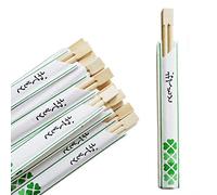 CAPACITEA Lot de 30 paires de baguettes jetables en bambou 20 cm