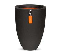 Capi Bac à fleurs Urban Smooth Elegant Niedrig 36x47 cm noir KBL782