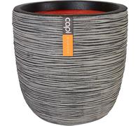 Capi Europe - Blumentopf kugel Rib NL - Anthrazit - 55x53 - KOFZ935