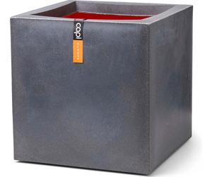 Capi Europe - Blumentopf quadratique Lisse NL - Dunkelgrau - 50x50 - KDG904