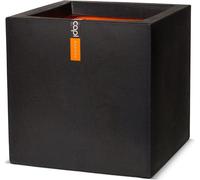 Capi Europe - Blumentopf quadratique Lisse NL - Schwarz - 40x40 - KBL903