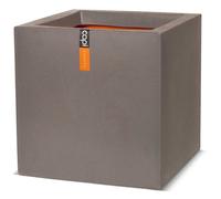 Capi Europe - Blumentopf quadratique Lisse NL - Taupe chaud - 40x40 - KWT903