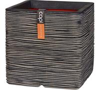 Capi Europe - Blumentopf quadratisch Rib NL - Anthrazit - 50x50 - KOFZ904
