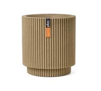 CAPI EUROPE Groove NL - Pot jardinière cylindre - Beige - Couche isolante