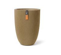 Capi Europe - Gefäß elegant niedrig Groove NL - Beige - 46x58 - KGVBE783