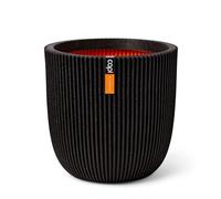 Capi Europe - Pot Boule Groove NL - 35x34 - Noir - Ouverture Ø35 - Pot intérieur et extérieur - KGVBL932
