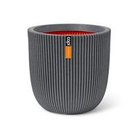 Capi Europe - Pot Boule Groove NL - 54x52 - Gris foncé - Ouverture Ø54 - Pot intérieur et extérieur - KGVDG935