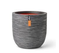 Capi Europe - Blumentopf kugel Rib NL - Anthrazit - 55x53 - KOFZ935