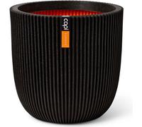 Capi Europe - Pot de fleur boule Groove NL - Noir - 54x52 - KGVBL935