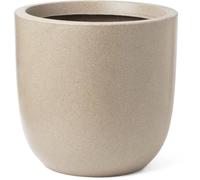 CAPI EUROPE Pot de fleurs WASTE SMOOTH NL - 35x34 cm - Terrazzo beige - Écologique