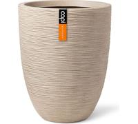 Capi Europe Vase Waste Rib Elegant Low 46x58 cm Terrazzo beige