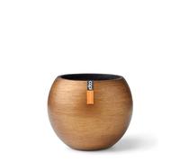 Capi Europe - Vase Boule Retro - 22x18 - Or - Ouverture Ø22 - Pot intérieur et extérieur - BRTG103