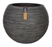 CAPI EUROPE Vase boule RIB NL - 40x32 cm - Anthracite