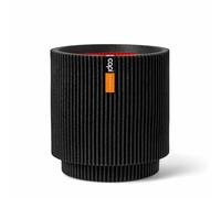 Capi Europe - Vase cylindrique Groove NL - Noir - 41x43 - KGVBL883