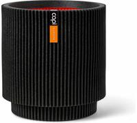 Capi Europe - Vase cylindrique Groove NL - Noir - 41x43 - KGVBL883