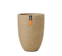 Capi Europe - Vase élégant bas Rib NL - Beige - 46x58 - KBER783