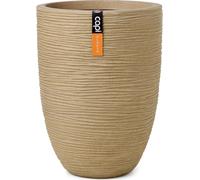Capi Europe - Vase élégant bas Rib NL - Beige - 46x58 - KBER783
