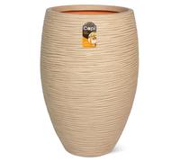 Capi Europe - Vase élégant de luxe, modèle Rib NL - Couleur : Terra - Dimensions : 38x58 - Référence : KTER1131