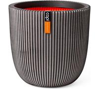 Capi Jardinière Groove 43x41 cm Anthracite