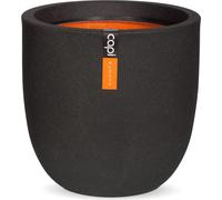 Capi Jardinière Ovale Urban Smooth 43x41 cm Noir KBL933