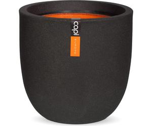 Capi Jardinière Ovale Urban Smooth 43x41 cm Noir KBL933