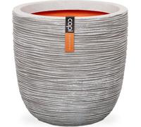 Capi Pot de fleurs Nature Rib Rond 43x41 cm Ivoire KOFI933