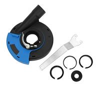 Capot anti-poussière pour meuleuse d'angle, couvercle de protection, accessoires PC plastique métal bleu noir 125mm pour pierre, bois, mur, verre