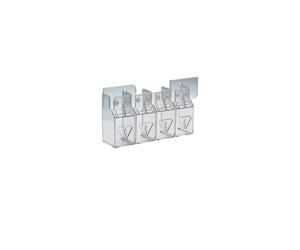 Capot cache borne 4P inter 125 - APPAREILLAGE DE TETE HAGER HZC202