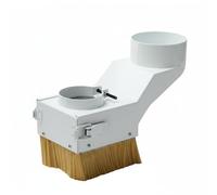 Capot Collecteur de Poussière Botte d'Aspiration Chaussure de Fraiseuse Couvercle de Broche en Nylon Dense avec Brosses Épaisses et Système à Carte, Color to 4