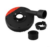 Capot d'aspiration Meuleuse d'Angle 150mm avec Brosses | Brosses incluses, port 43mm, compatible videur, réduit la pour poussière, pour idéal rénovation