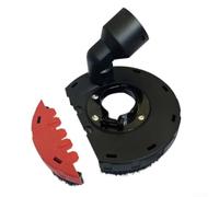Capot de collecte de poussière ABS pour meulage de surface (type 125) | Convient aux disques de 115 mm, 125 mm, matériau ABS, réduit la poussière atmosphérique, améliore la visibilité