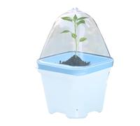Capot de culture pour pot de fleurs - Bâche de serre transparente - Couverture d'isolation thermique très efficace pour pots de culture avec contrôle de l'humidité et protection contre la pluie