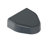 Capot de gond en aluminium - longueur 120 mm - blanc RAL 9016, brillance 80 % - TIRARD et BURGAUD - AQU003B68CU