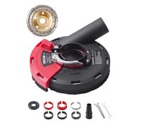 VEVOR Capot anti-poussière pour meuleuse d'angle pour meules 100-125 mm – 6 rondelles