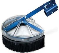 Capot de protection Weber, amovible et universel, pour débroussailleuses dorsales, avec des brosses métalliques