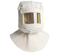 Capot de sablage, Bouclier PC résistant aux Chocs, Protection Contre la poussière Robuste, Blanc