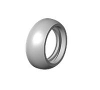 capot Dornbracht 092830041-06 092830041 D.50 x 76,8 mm platine mat