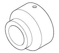 Dornbracht capot ext.25mm ép-mm 09210204290 mm